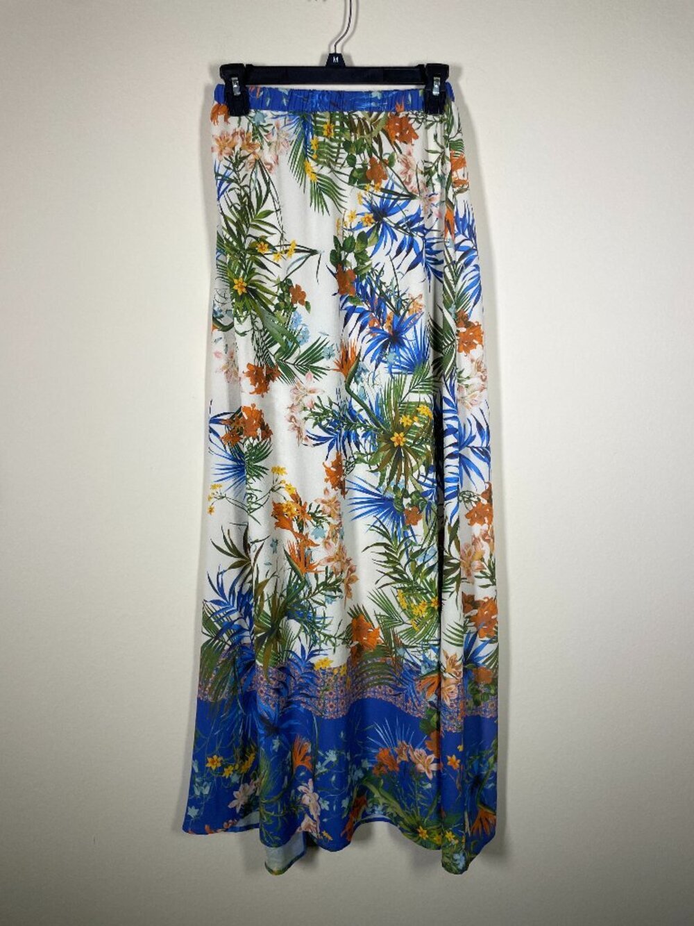 Flying Tomato Women's Floral Tropical Split Flowy Maxi Skirt XS